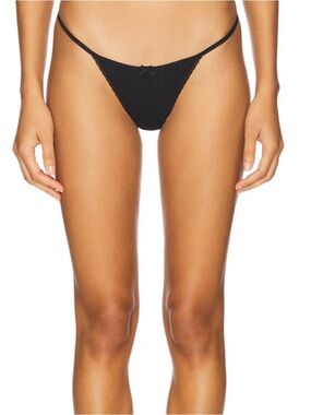 Cou Cou Intimates - The Tanga Thong in Black